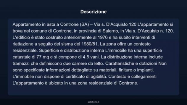 Immobile in asta di 77 m² in vendita a Controne - Foto 3