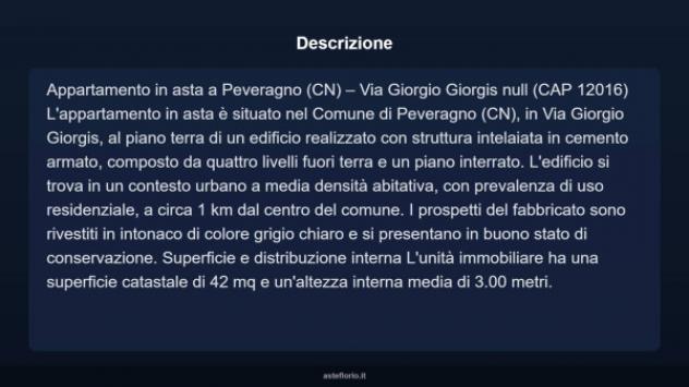 Immobile in asta di 42 m² in vendita a Peveragno - Foto 5