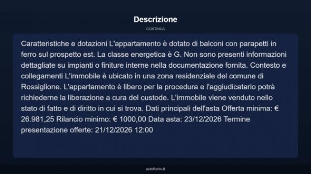 Immobile in asta di 81 m² in vendita a Rossiglione - Foto 13
