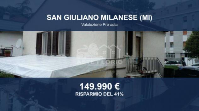 Immobile in asta di 139 m², box auto in vendita a San Giuliano Milanese
