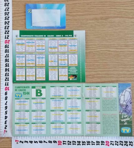 Calendario campionato calcio Serie A 1984-1985 Juventus club Parabiago - Foto 5