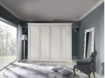 Mobili Classici Arte Povera Fabbrica: Armadio 3011 Bianco Shabby
