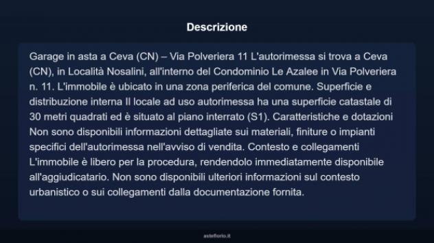 Immobile in asta di 30 m² in vendita a Ceva - Foto 5
