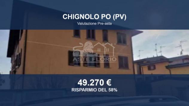 Immobile in asta di 59 m², box auto in vendita a Chignolo Po