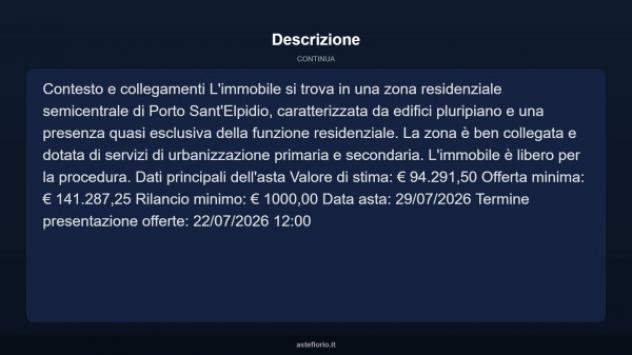 Immobile in asta di 232 m², box auto in vendita a Porto Sant'Elpidio - Foto 16