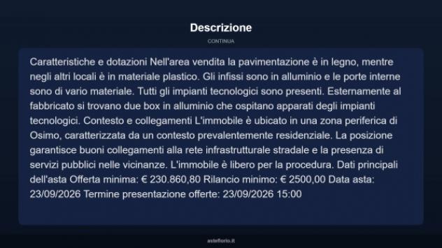 Immobile in asta di 497 m² in vendita a Osimo - Foto 4