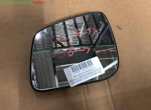 CRISTALLO RETROVISORE EST.S. 08 MERCEDES Classe A (W169/C169) MERCEDES - Classe A - 01-10-2004 - 01-08-2012, MERCEDES - C