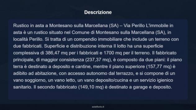 Immobile in asta di 386 m² in vendita a Montesano sulla Marcellana - Foto 9