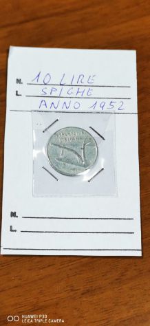 10 LIRE SPIGHE ANNO 1952 - Foto 2
