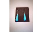 Orecchini ak329, Argento 925 Rodiato, Pasta di Turchese