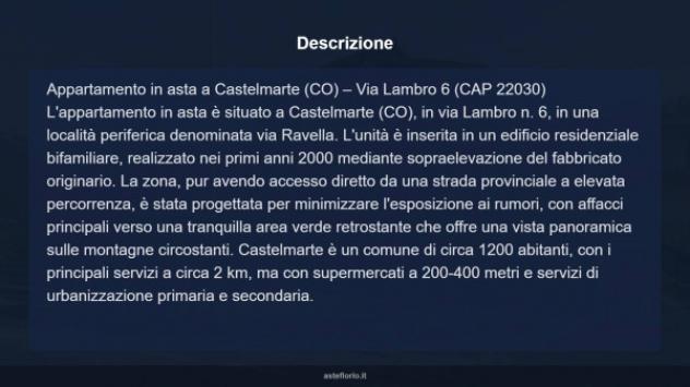 Immobile in asta di 172 m² in vendita a Castelmarte - Foto 5