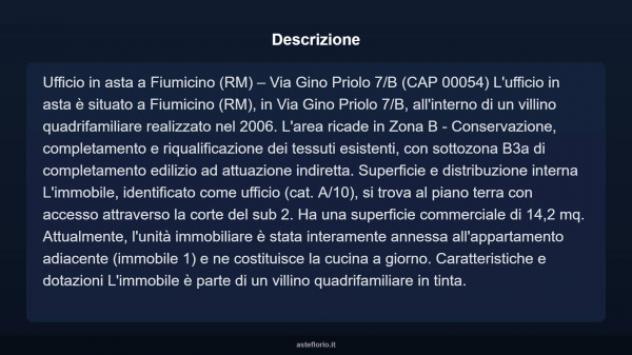Immobile in asta di 14 m² in vendita a Fiumicino - Foto 5