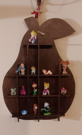 BACHECA ESPOSITIVA IN LEGNO CON VARI SCOMPARTI - Foto 2