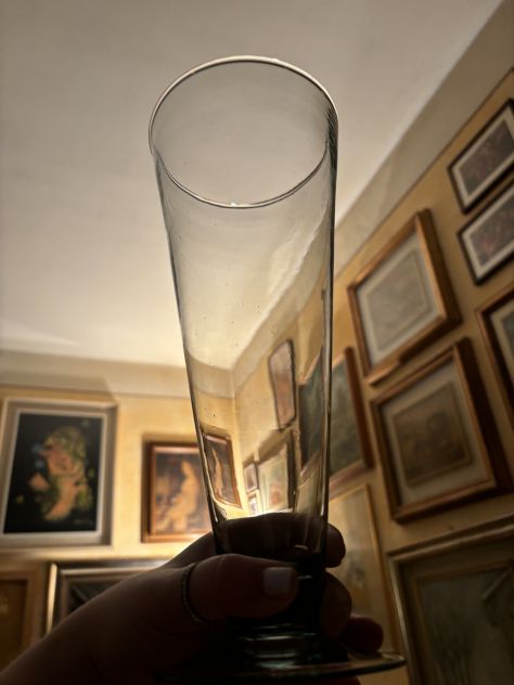 UN VASO IN VETRO TRASPARENTE COME NUOVO MA VINTAGE È DEGLI ANNI ‘80/90 - Foto 10