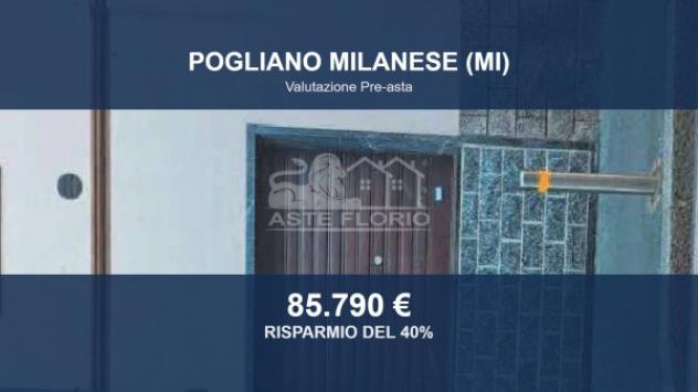 Immobile in asta di 86 m², box auto in vendita a Pogliano Milanese