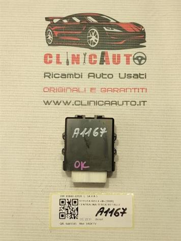 CENTRALINA TERGICRISTALLI TOYOTA Rav4 4° Serie 85940-42020 (0509) - Foto 3