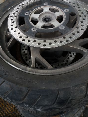 CERCHIO ANTERIORE SUZUKI BURGMAN AN 400 2006 2012 - Foto 4