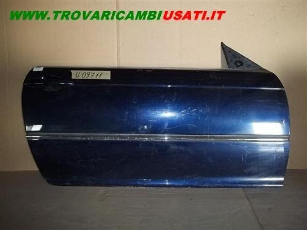 PORTA D. NERO MET. BMW NO ALZ. NO SERR. Serie 3 E46 Ci Coupe' Carrozzeria Lamierati esterni Porte Porta ant. dx. BMW - Serie 3 E46 4p / Touring /