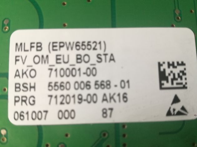 Scheda elettronica per lavatrice BOSCH - Foto 6