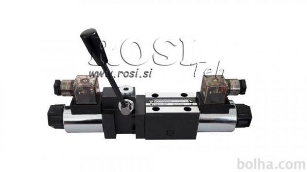 -IDRAULICO MANUALE E VALVOLA ELETTROMAGNETICA CETOP 12/24/230V