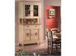 Credenza Completa 2 Ante in Legno Shabby Chic Vintage Provenzale