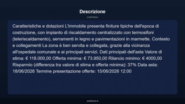 Immobile in asta di 116 m² con più di 5 locali in vendita a Mantova - Foto 18