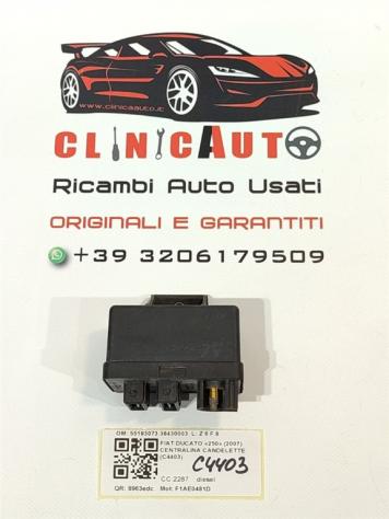 CENTRALINA CANDELETTE FIAT Ducato 5° Serie 55193073 38430003 F1AE0481D diesel 2287 (0614)