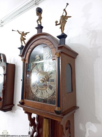 176300 Antico orologio a pendolo olandese H=140 cm. - Foto 7