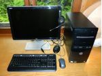 PC desktop HP Dual Core E5500, RAM 4 GB, HD 500 GB, Windows 10 Pro, monitor 22”