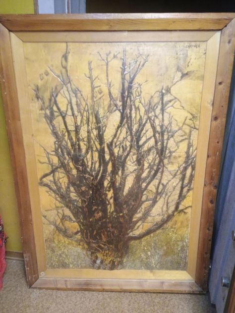 quadro in legno cm 144 x 100 natura