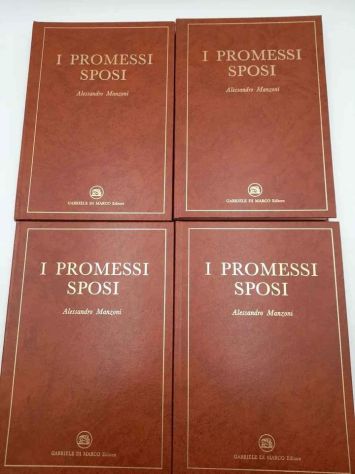 I Promessi sposi di A.Manzoni cofanetto in pelle 4 vol.Ed.Gabriele di Marco,1992 - Foto 5