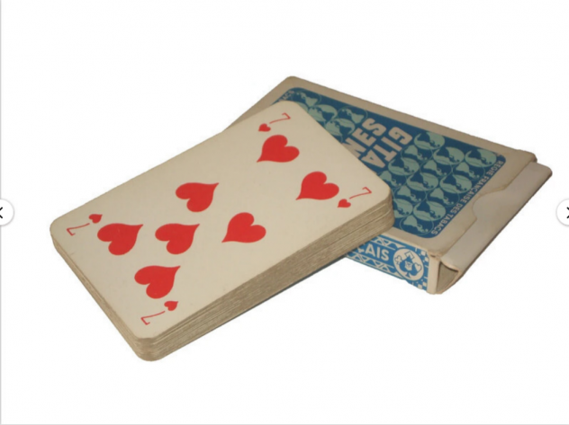 mazzo di 32 carte da gioco per poker bridge originale vintage GITANES ottimo - Foto 4