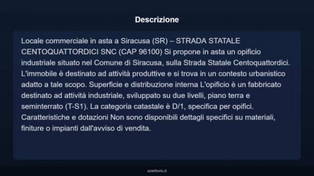 Immobile in asta di 2000 m² in vendita a Siracusa - Foto 2