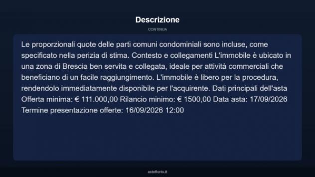 Immobile in asta di 80 m² in vendita a Brescia - Foto 3