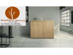 Mobili Rustici Moderni Credenza Moderna 2 Ante in Legno Color Rovere cod 216M