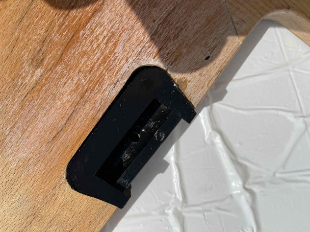 Supporto inclinato legno per tavolo macchina cucire a colonna - Foto 4
