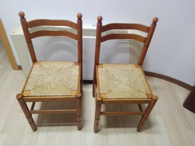 4 sedie legno