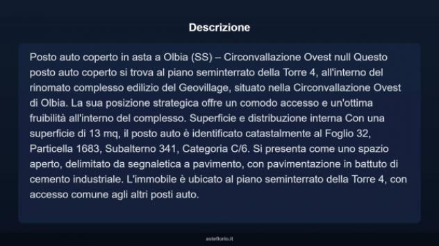 Immobile in asta di 13 m² in vendita a Olbia - Foto 5