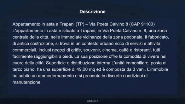 Immobile in asta di 49 m² in vendita a Trapani - Foto 13