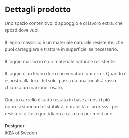 VENDO CARRELLO BEKVAM IKEA NUOVO - Foto 2