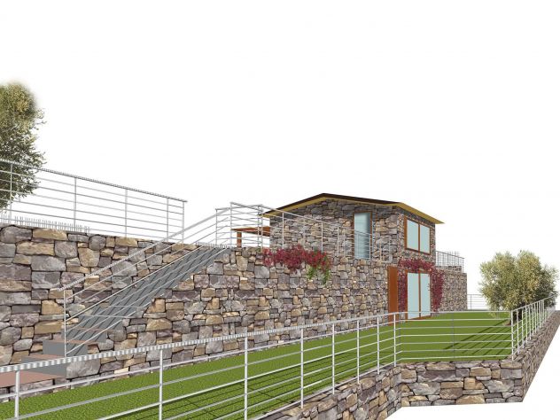 T06 Sanremo terreno con progetto approvato per villetta con vista panoramica - Foto 4