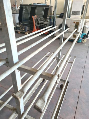 carrello porta ganci macelleria usato - Foto 4
