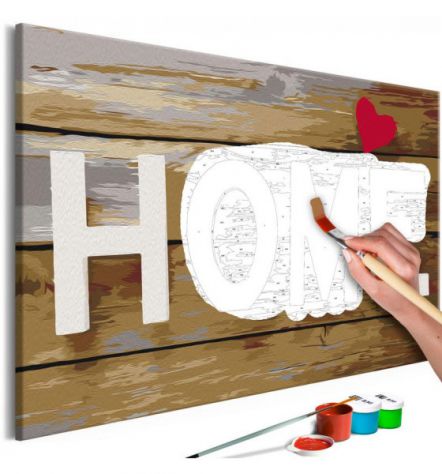 Quadro Fai Da Te 60x40 Cm. Home N.8 Arredalacasa Spedizione Gratis
