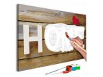 Quadro Fai Da Te 60x40 Cm. Home N.8 Arredalacasa Spedizione Gratis