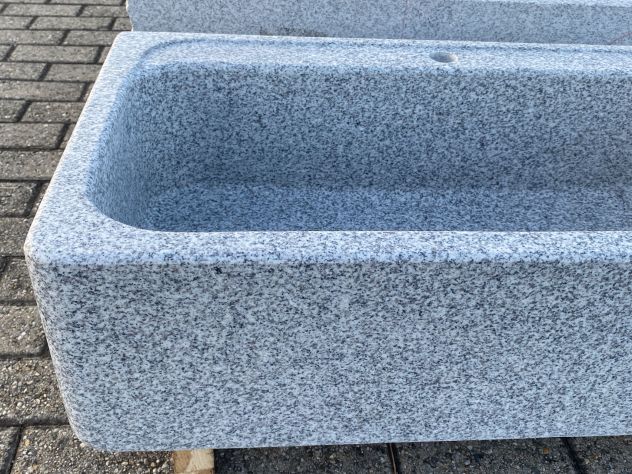 Lavello lavandino per cucina in pietra granito 80cm 1 - Foto 6