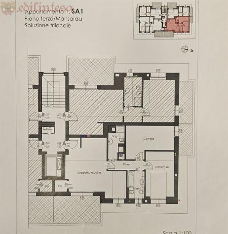 ATTICO DI RAFFINATO CHARME - GRANDE TRILOCALE CON RECUPERO SISMA BONUS - Foto 15