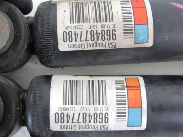 9684877480 COPPIA AMMORTIZZATORI POSTERIORI CITROEN C3 1.4 B 70KW 5M 5P (2010) RICAMBIO USATO - Foto 2