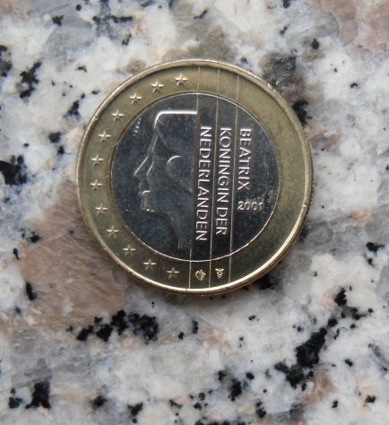 MONETA DA 1 EURO OLANDA DEL 2001 - MAI CIRCOLATO -