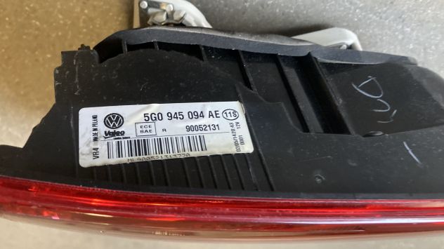 Fanali posteriori portellone Volkswagen Golf 7 del 2015 - Foto 5