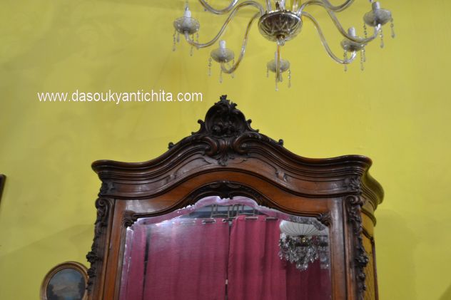 Armadio stile Luigi XV rocaille prima metà del XX - Foto 9